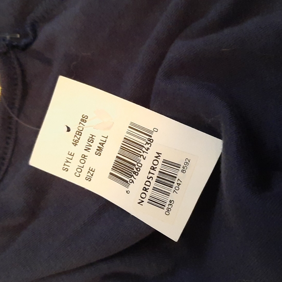 NWT Nordstorm fitted t-shirt flutter sleeve - Picture 7 of 7